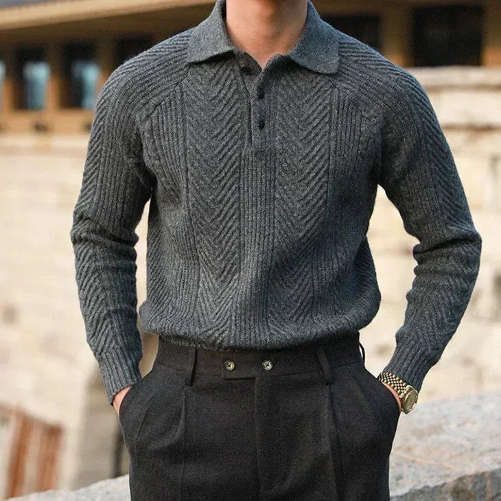 Gianni | Jersey de punto con cuello polo