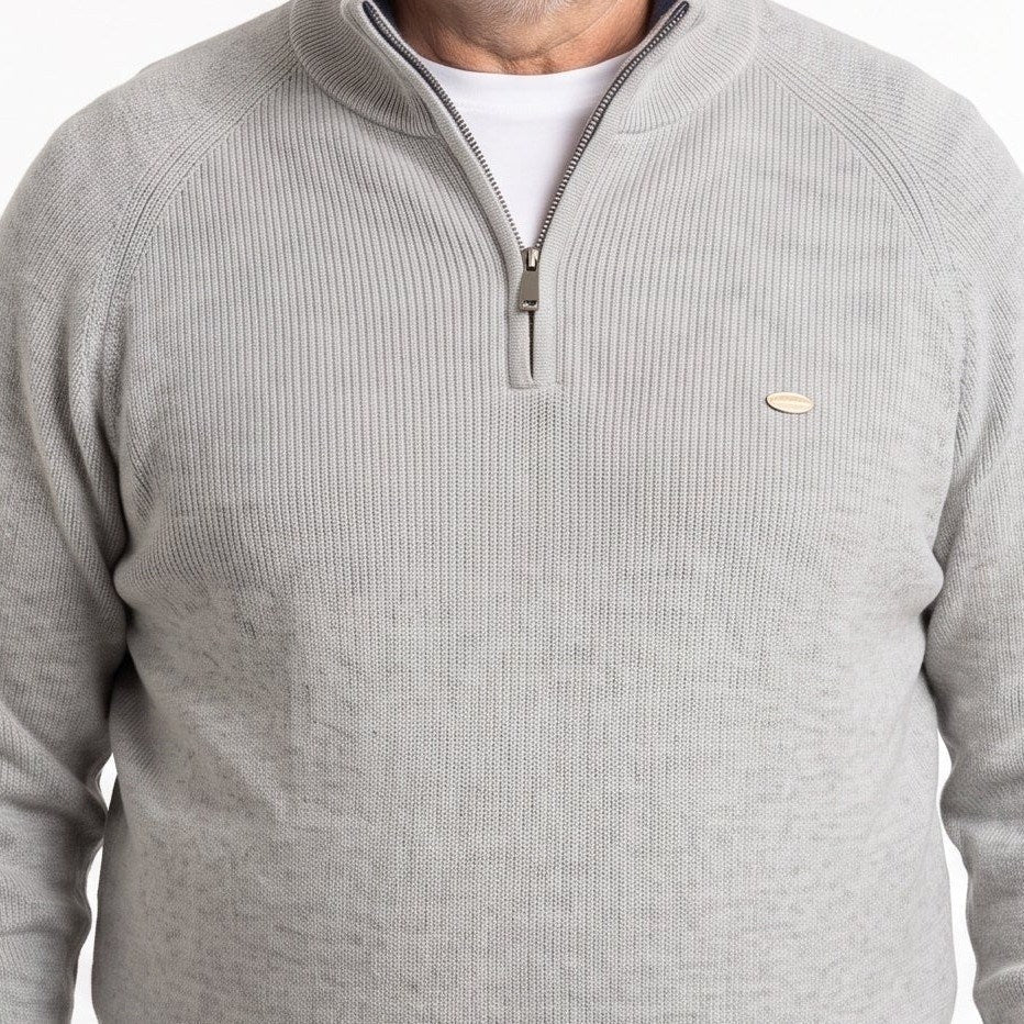 Emilio | Jersey con Relieve y Cremallera