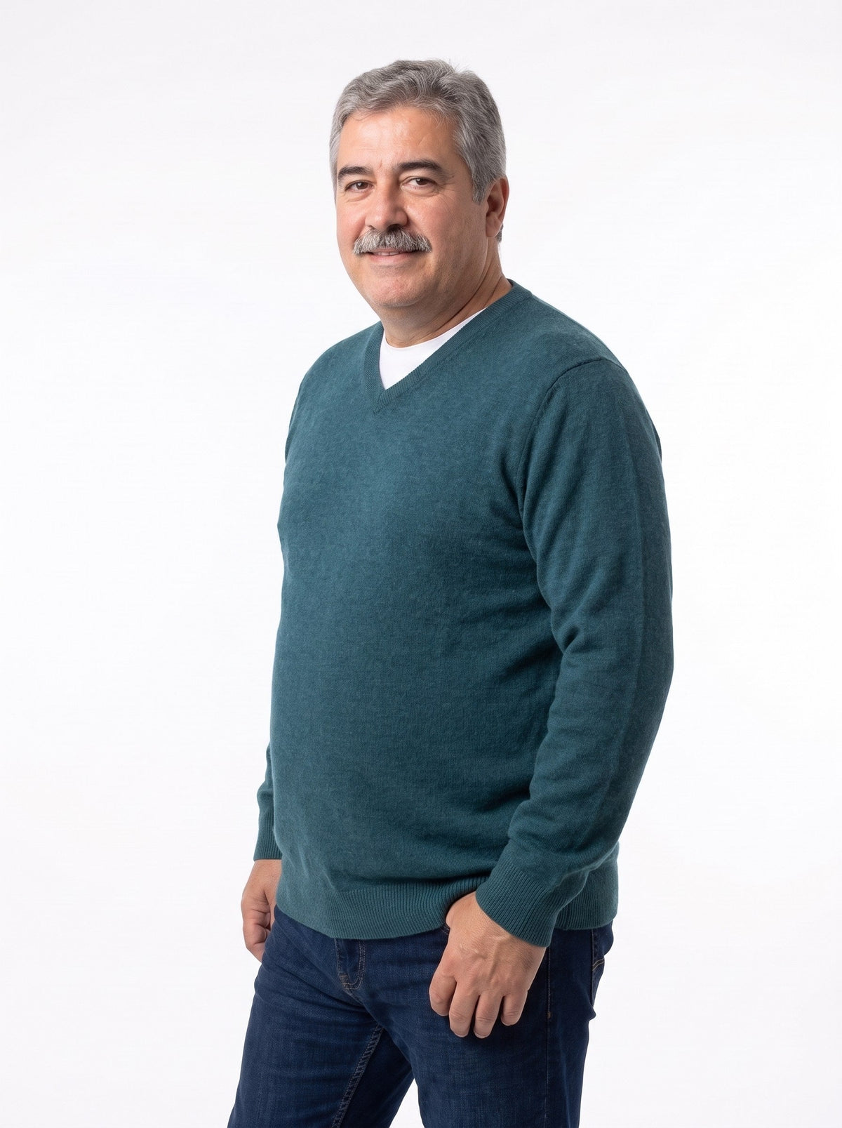Stefano | Jersey de Cuello de Pico