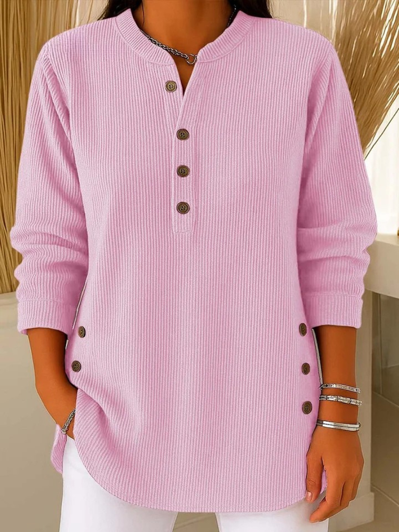 Nieves | Suéter Henley con botones