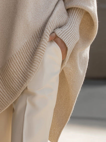 Ludovica | Cárdigan oversize de cuello amplio