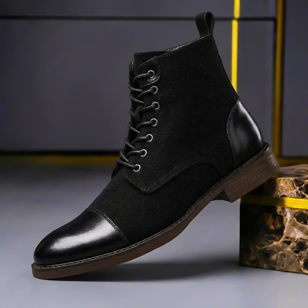 Fletcher | Botas de lana y cuero Prestige