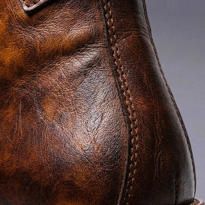 Royce | Botas de cuero retro