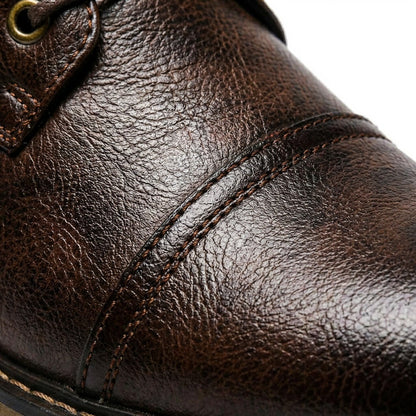 Jake | Botas de cuero bicolor