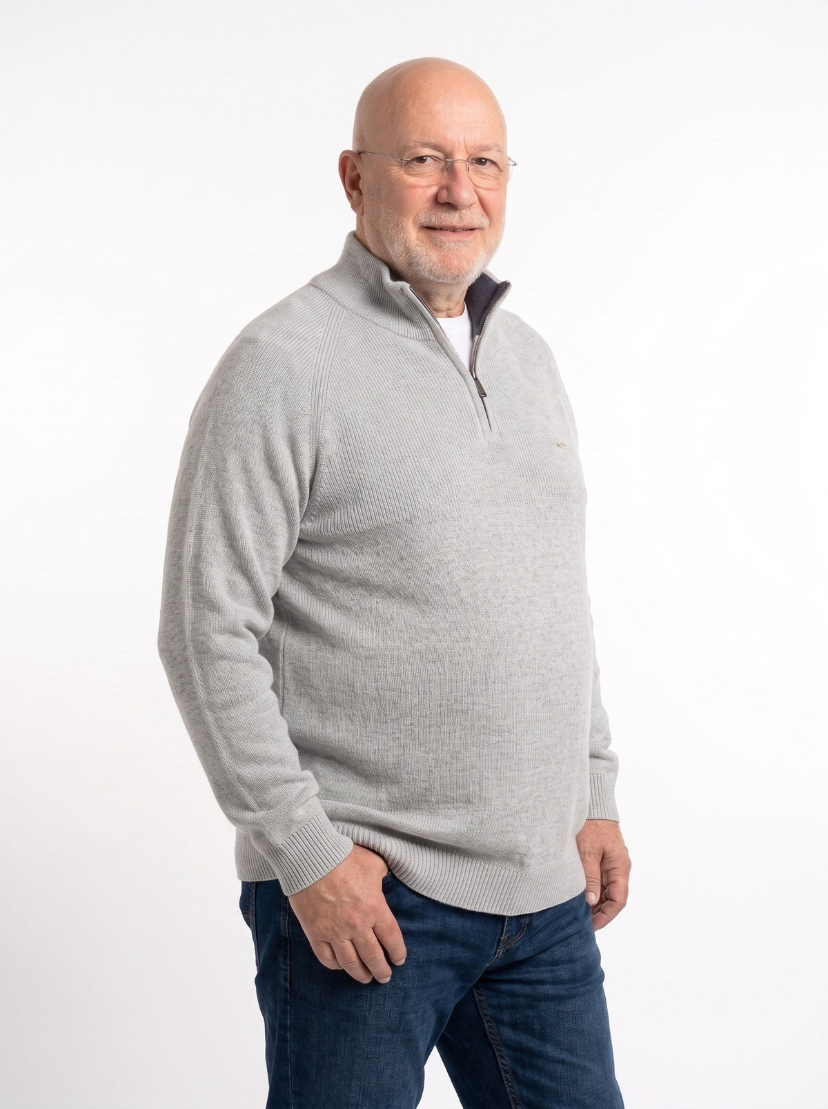 Emilio | Jersey con Relieve y Cremallera