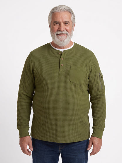 Luca | Jersey de Botones con Relieve