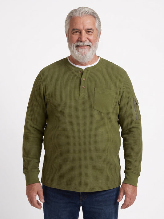 Luca | Jersey de Botones con Relieve