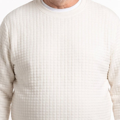 Paolo | Jersey de Punto con Relieve de Cuello Redondo