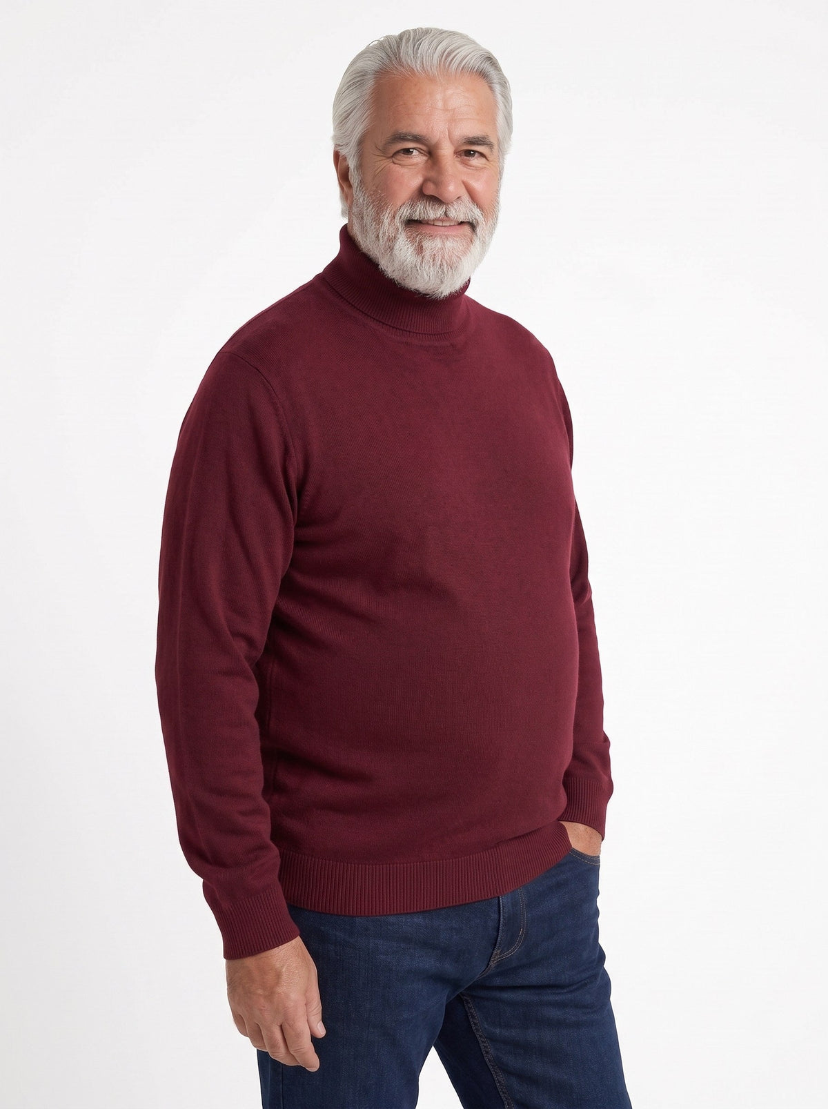 Riccardo | Jersey Fino de Cuello Alto